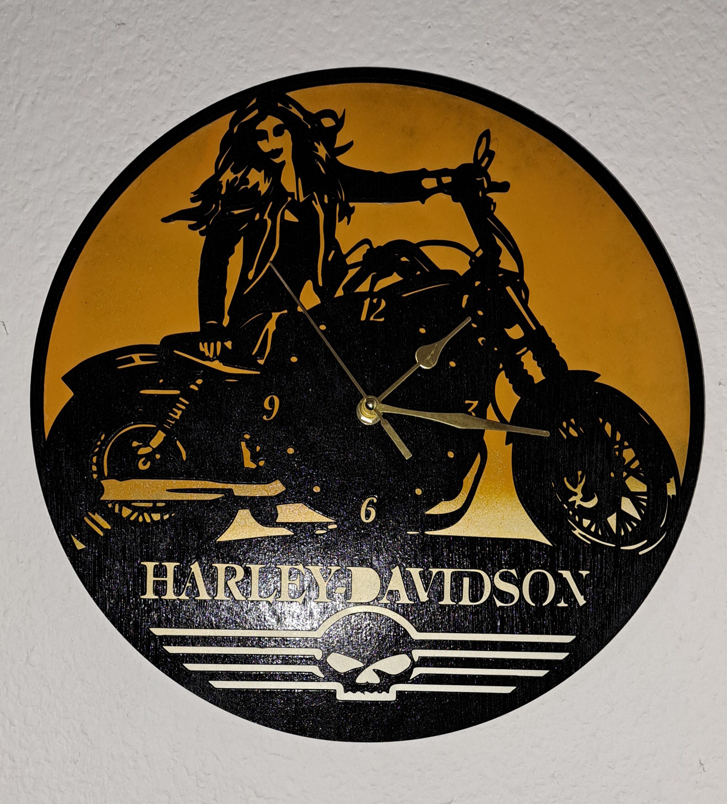 horloge murale Harley Davidson