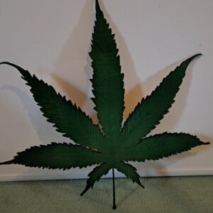 feuille cannabis géante