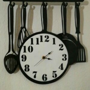 horloge murale cuisiniere