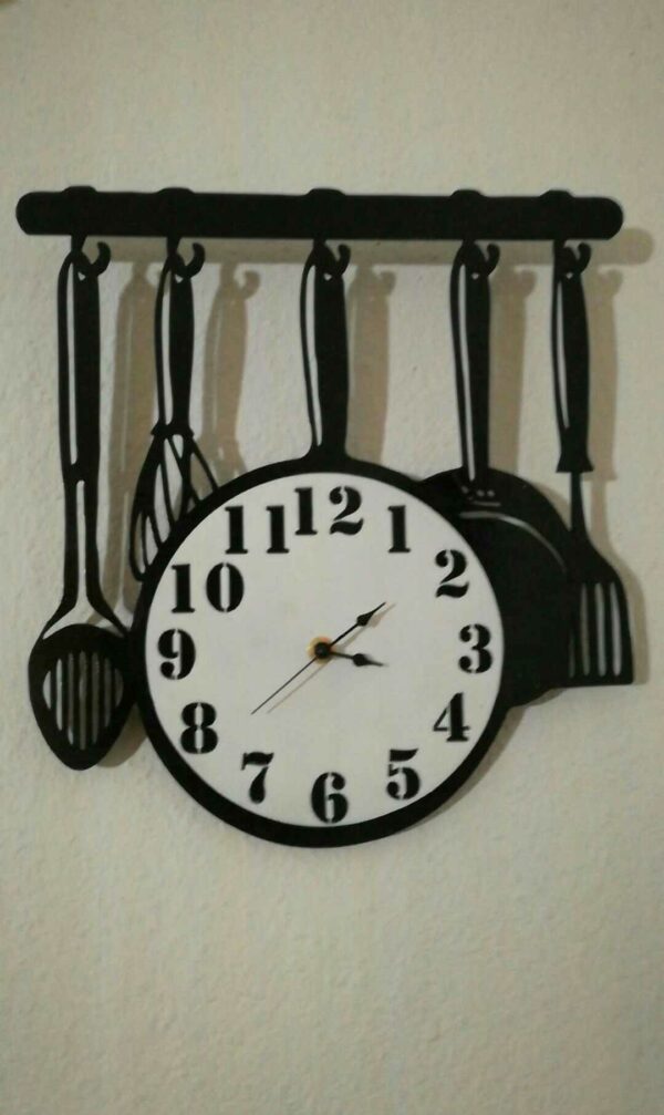 horloge murale cuisiniere