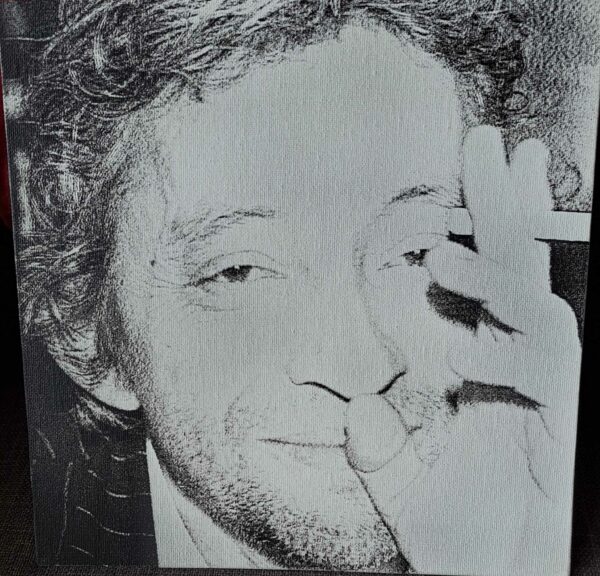 Gravure sur toile Serge Gainsbourg