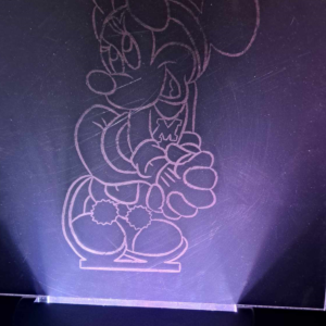 Lampe led effet 3D Minnie