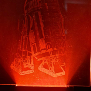Lampe led effet 3D R2D2