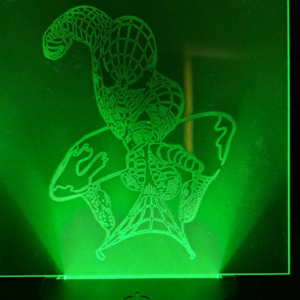 Lampe led effet 3D Spiderman