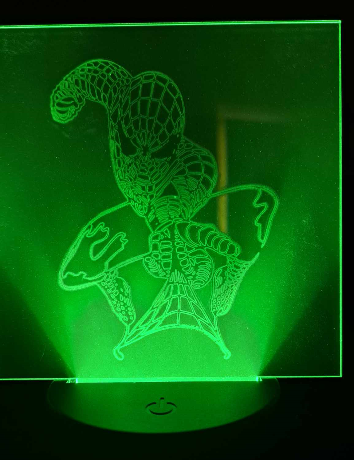 Lampe led effet 3D Spiderman