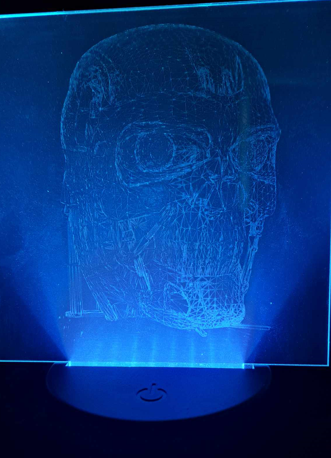 Lampe led effet 3D Terminator