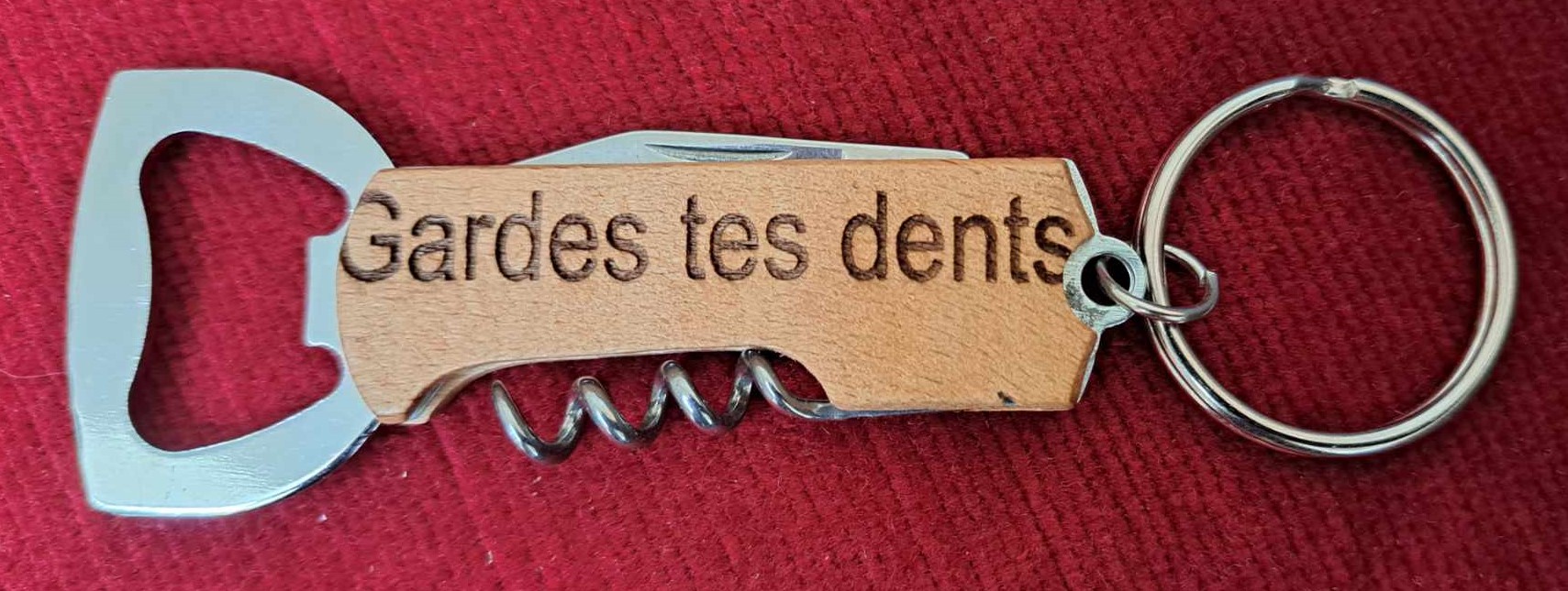 décapsuleur porte clé