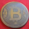 Lot 4 sous verres en acier Gravés Bitcoin – Image 2
