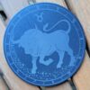 Lot 4 sous verres en acier Gravés signes du Zodiac – Image 7
