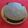 Lot 4 sous verres en acier Gravés Bitcoin – Image 3