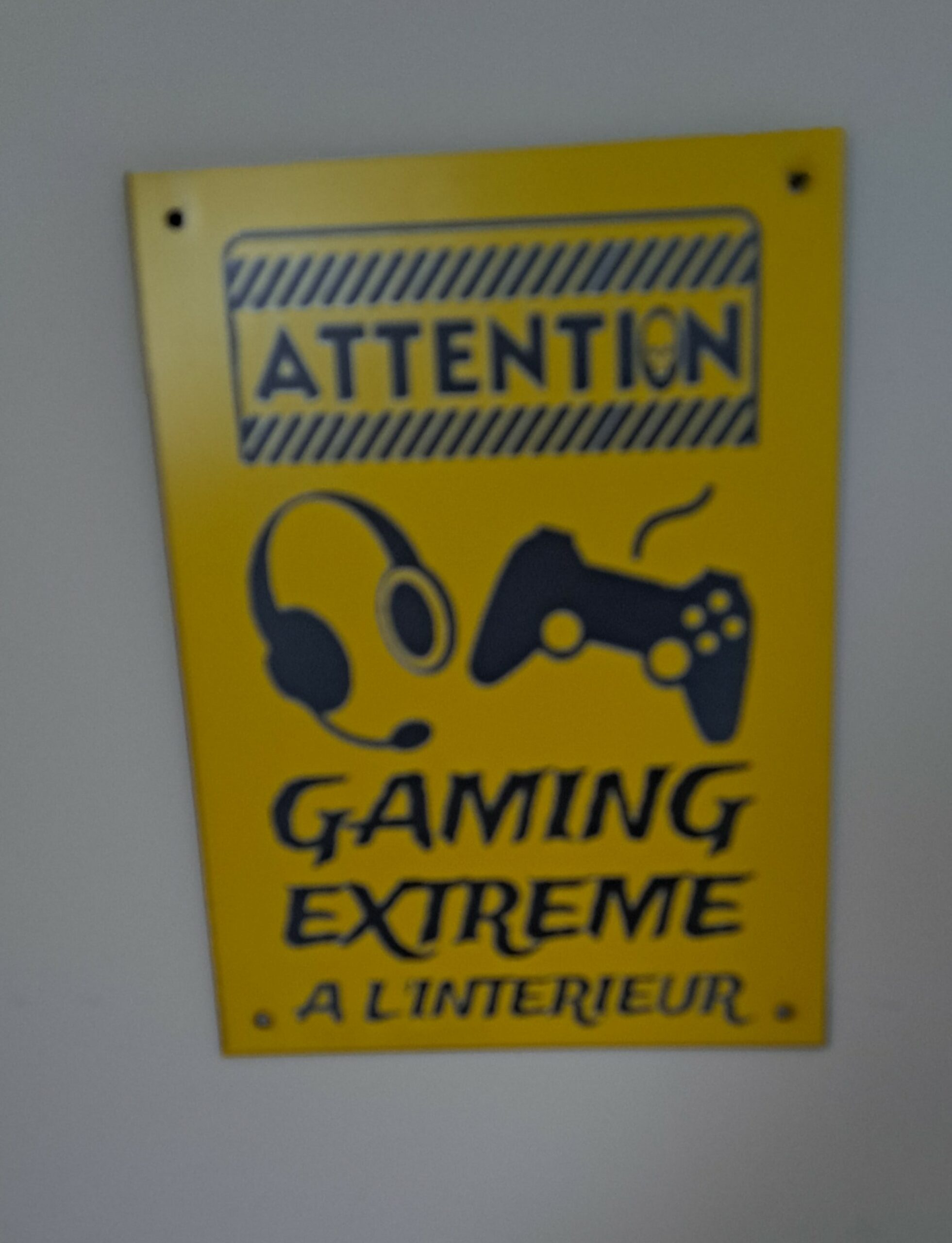 pancarta porte gaming extreme