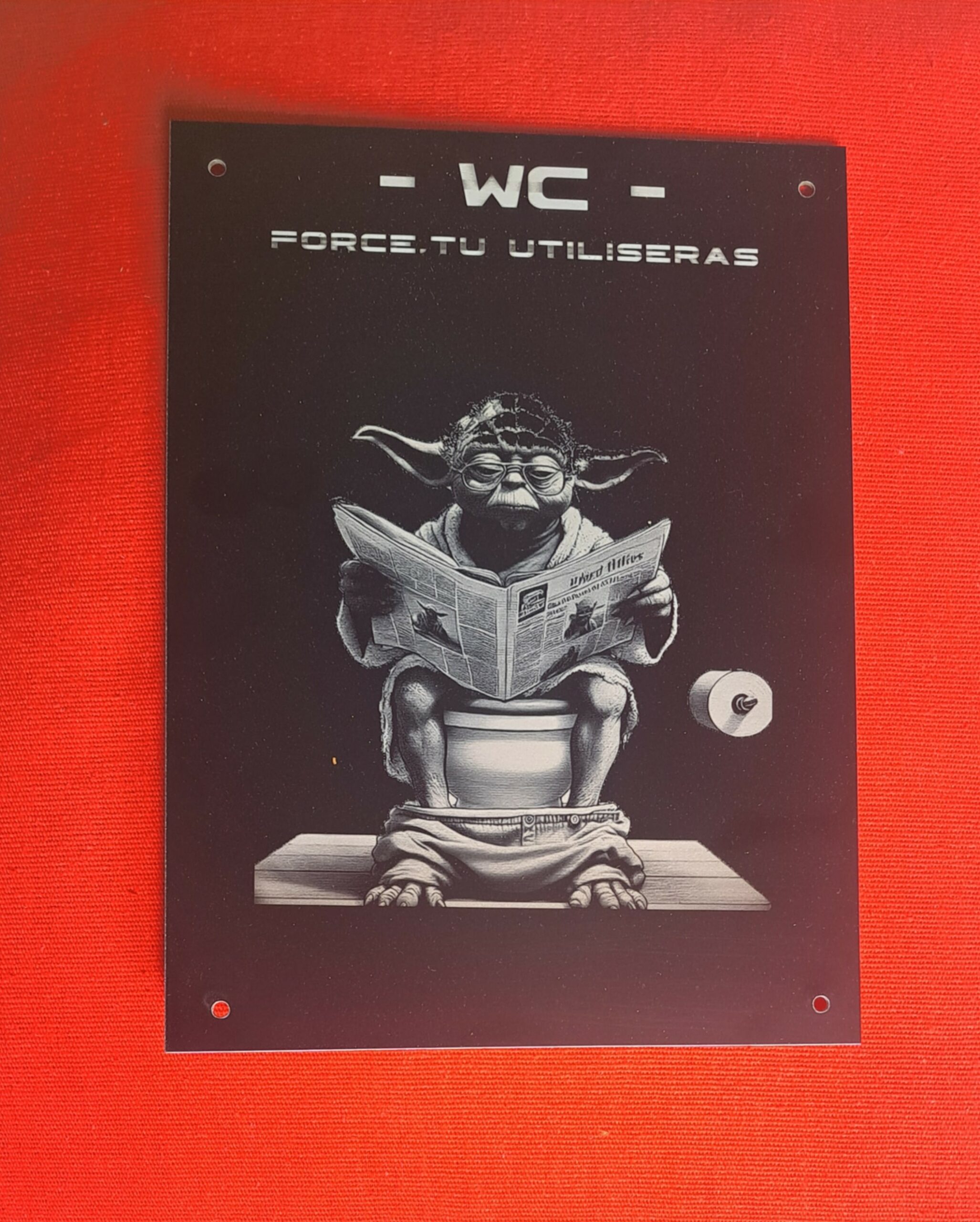 pancarte de portes WC