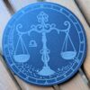 Lot 4 sous verres en acier Gravés signes du Zodiac – Image 8