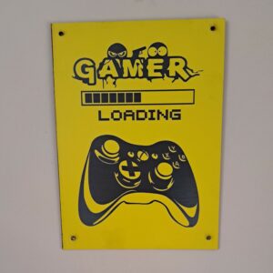 pancarte porte gamer