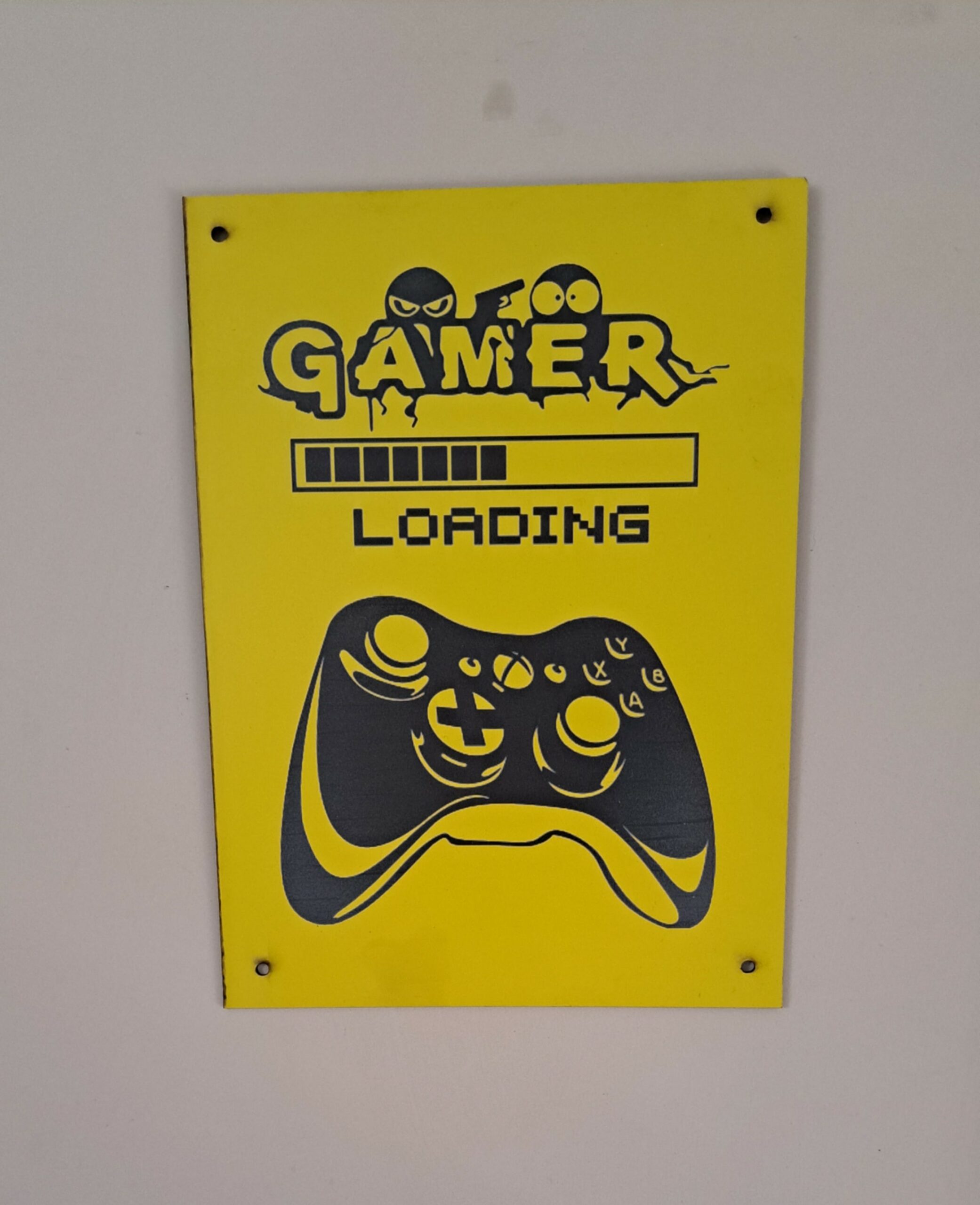 pancarte porte gamer