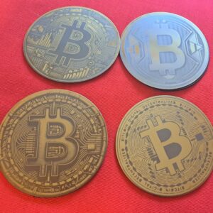 dessous de verre Bitcoin
