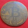 Lot 4 sous verres en acier Gravés Bitcoin – Image 6